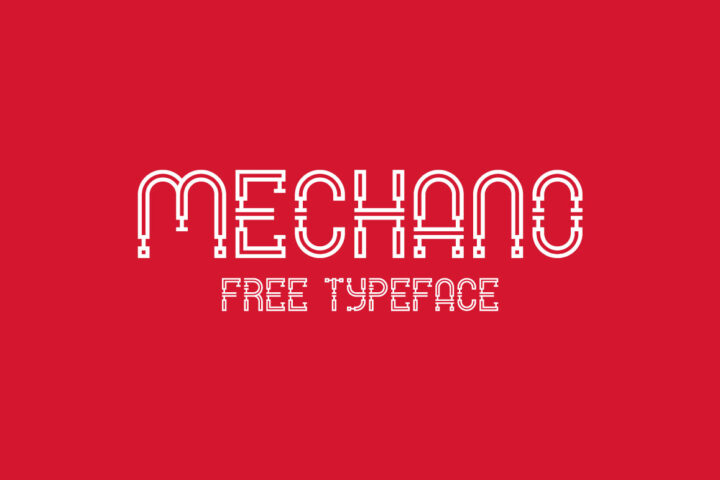 Mechano – Free Industrial Font