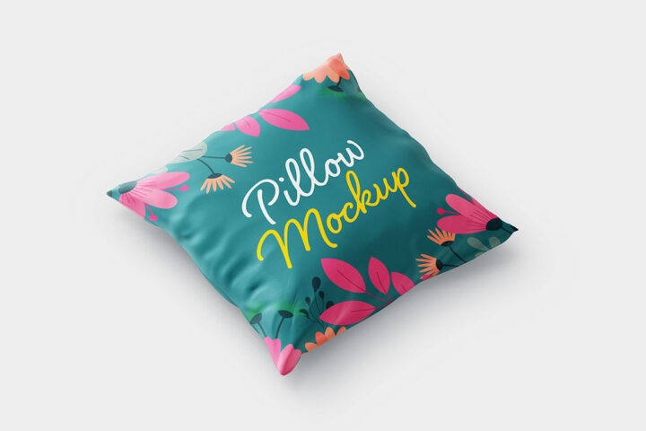 Square Pillow – Free Mockup