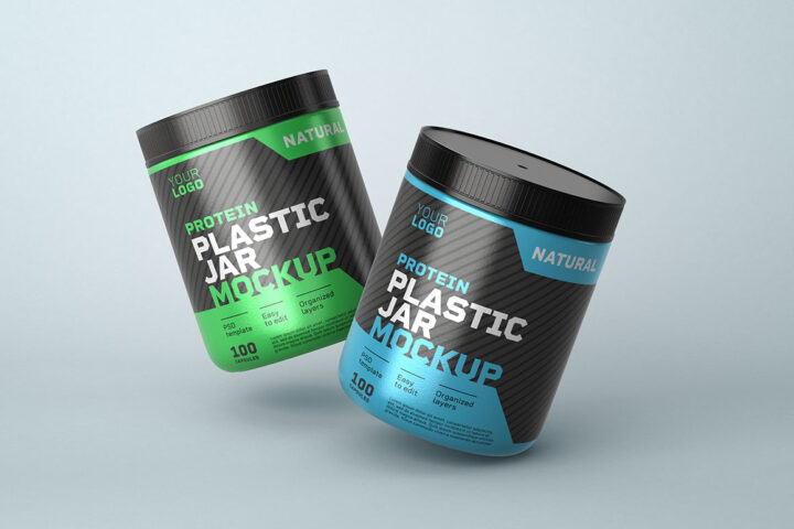 Plastic Jar – Free Mockup