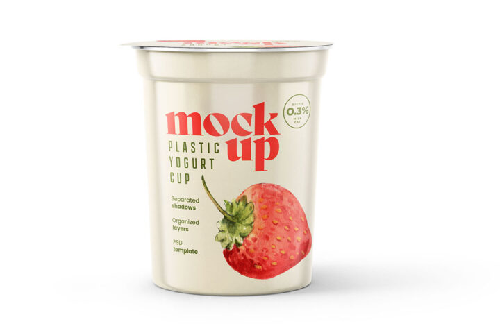 Yogurt Cup – Free Mockup