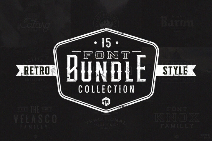 15 Retro Style Fonts