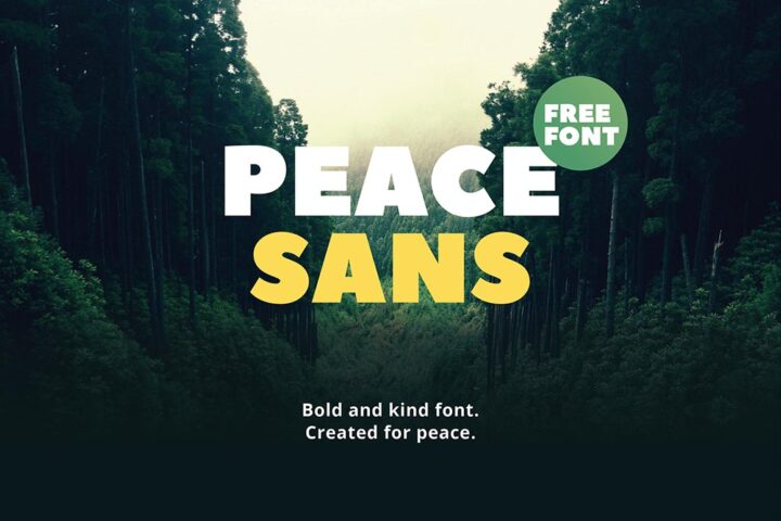 Peace Sans – Free Font