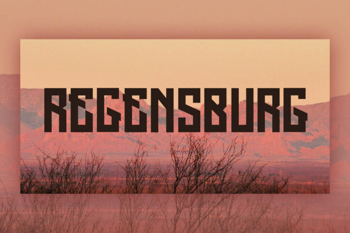 Regensburg – Free Font