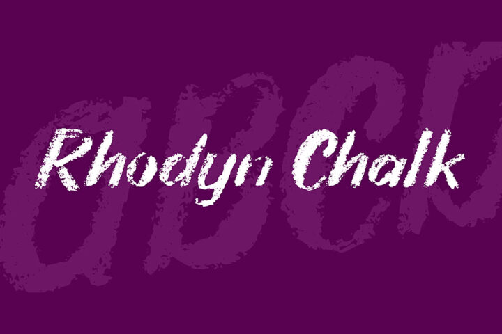 Rhodyn Chalk – Free Font