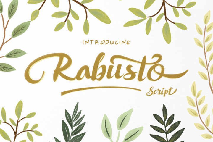 Rabusto Script – Free Font