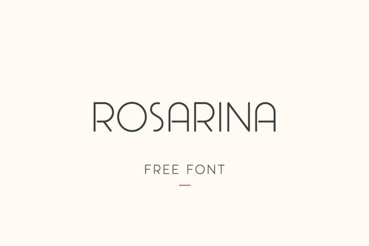 Rosarina Sans – Free Font