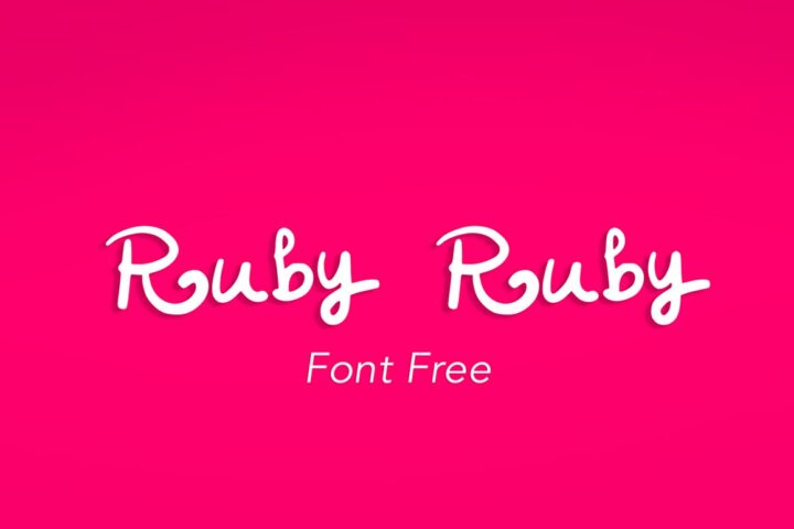 RubyRuby – Free Font