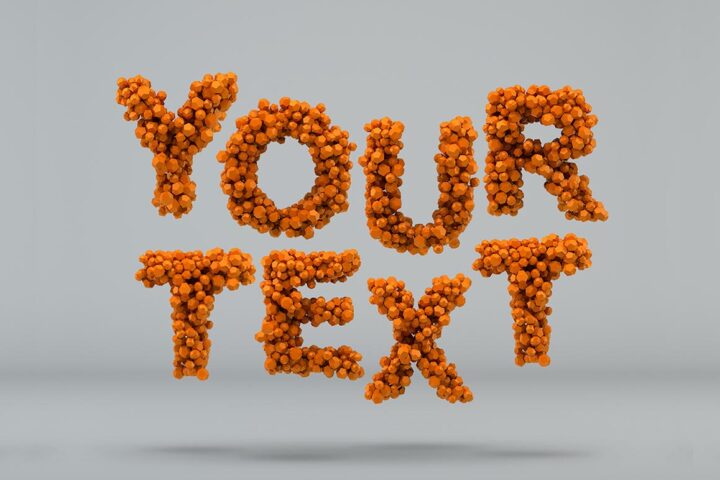 Free 3D Shape Lettering