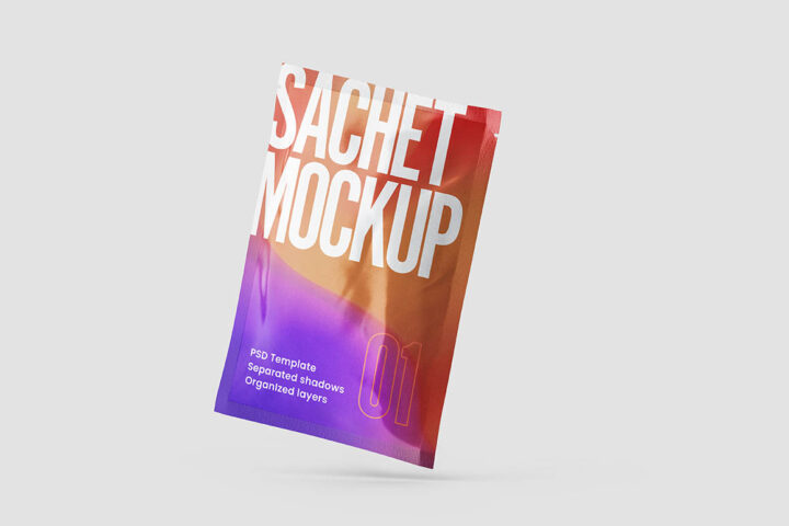Sachet – Free Mockup