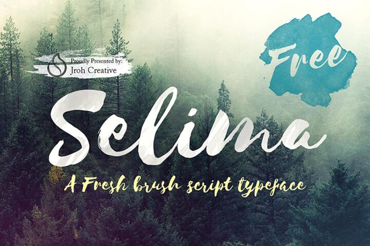 Selima – Free Brush Script Font