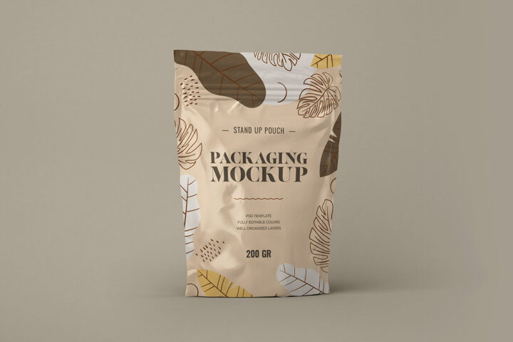 Pouch Package – Free Mockup