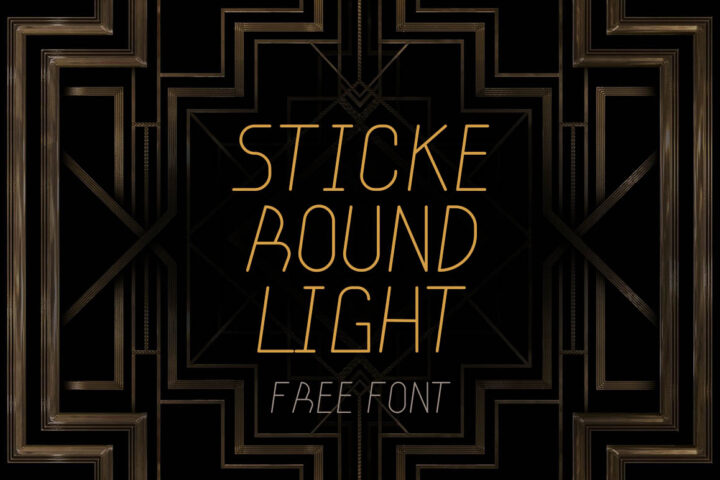 Stickeround Light – Free Font