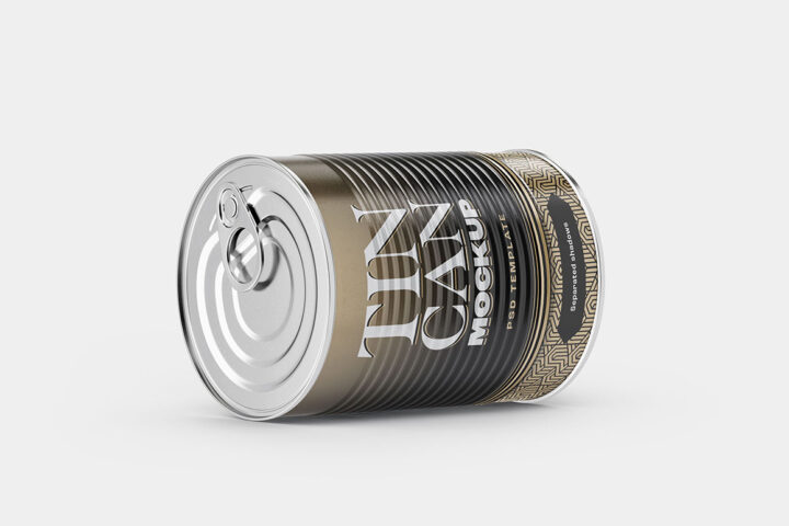 Tin Can – Free Mockup
