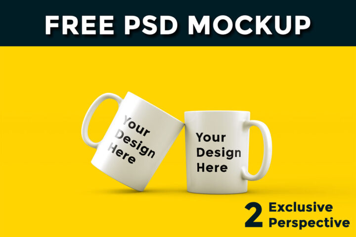 Two Mugs – Free Mockup