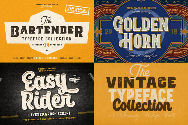 Vintage Typeface Collection
