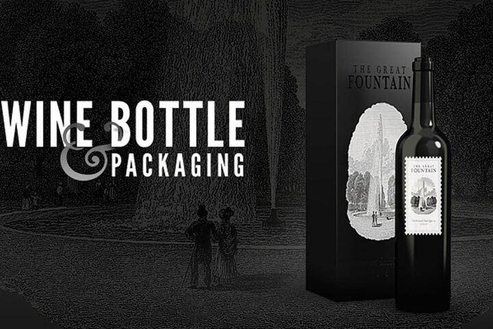 Free Wine Bottle Mockup