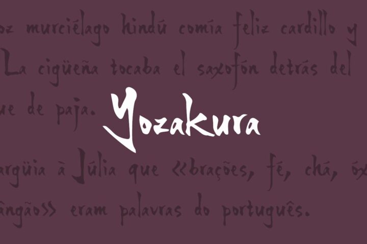 Yozakura – Free Font