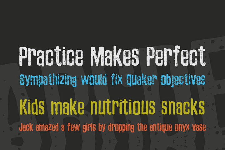 Zubajda – Free Grunge Font