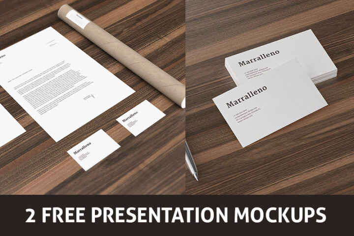 2 Free Corporate Identity Mock-ups