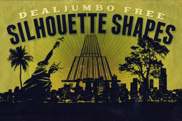 Free Vector Shapes (Trees, Towns)