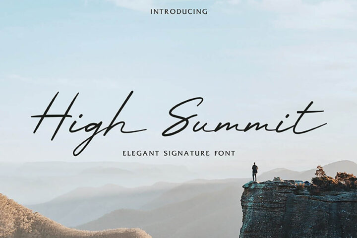 High Summit – Free Font