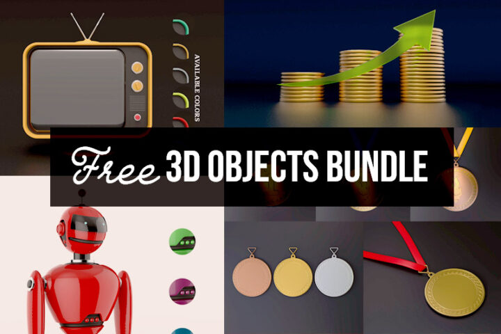 Free 3D objects and elements v.3