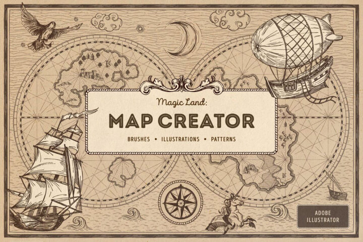 Magic Lands – Vintage Map Creator