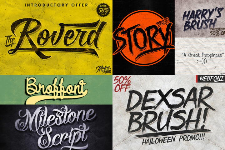 7 Premium Custom Fonts