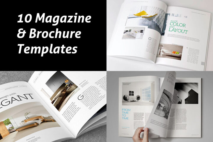 Magazine & Brochure Templates