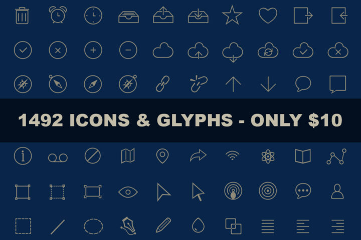 1492 Icons & Glyphs