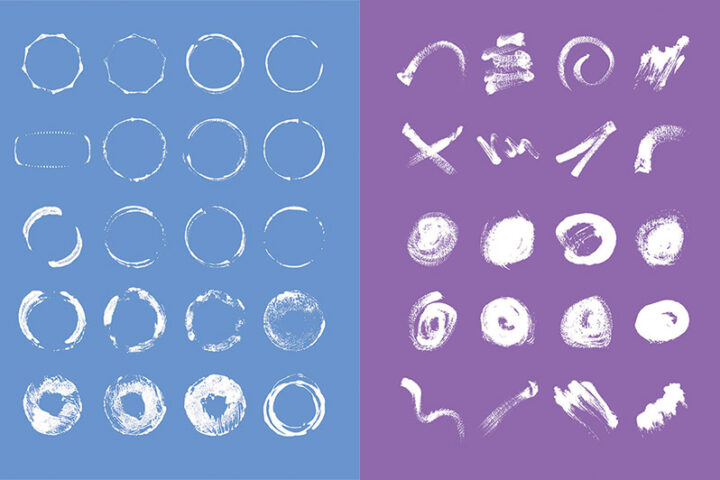 40 Free Grunge Shapes