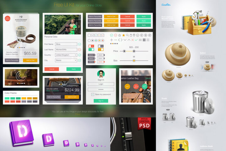 Free Icons & UI Bundle from Ramotion