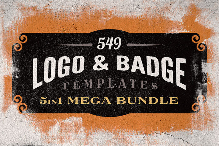 5in1 Mega Bundle v.1: Logo/Badge Templates