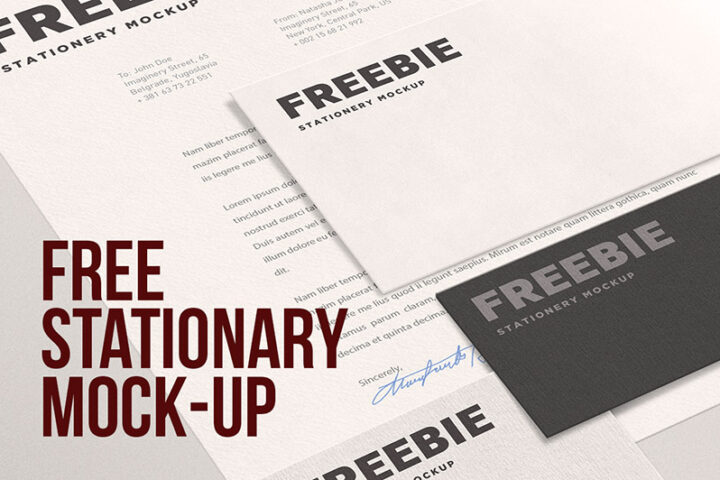 Free Stationary Mock-up