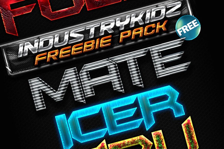 5 Free Photoshop Text Effects