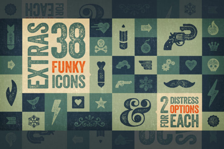 38 Funky Icons – Free Font