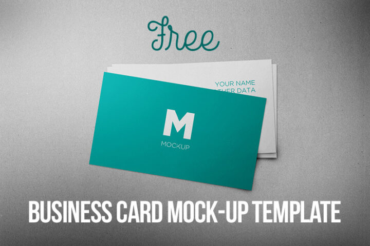 Free Business Card Mock-up