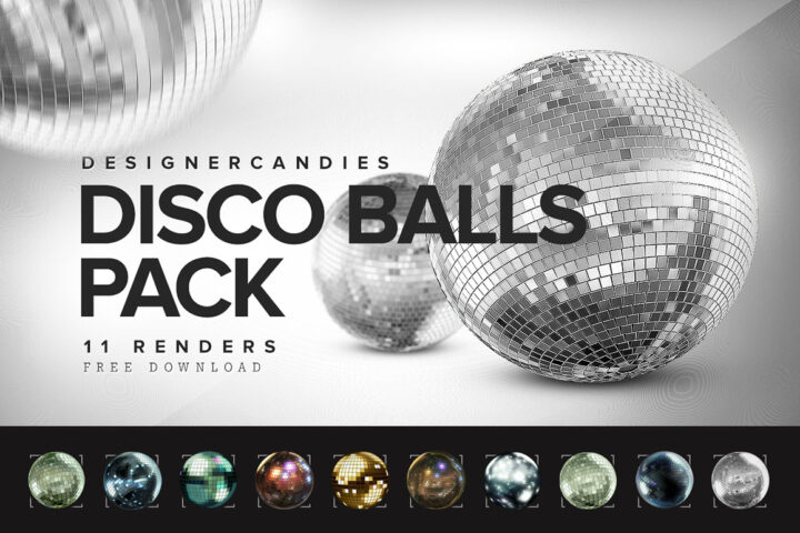 Free 3D Disco Balls Pack