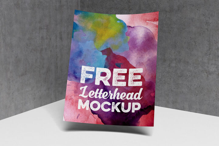 Free Letterhead Presentation Mock-up