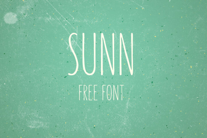Sunn – Free Handwritten Font