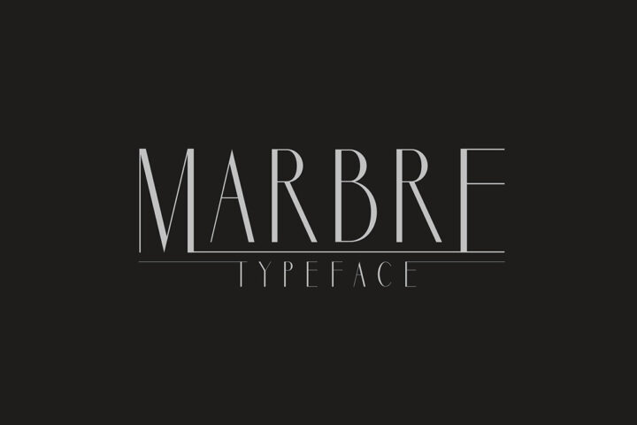 Marbre – Free Vintage Style Font