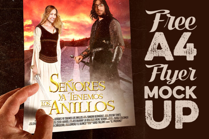 Free Flyer Mock-up Template