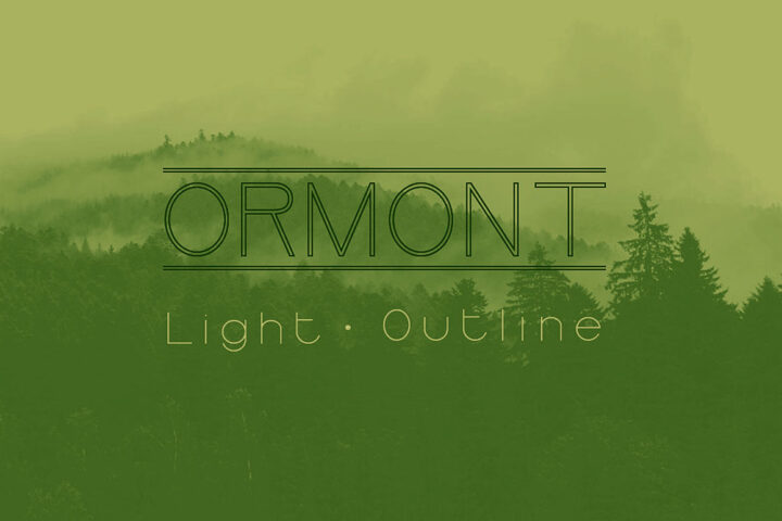 Ormont – Free Light & Outline Font