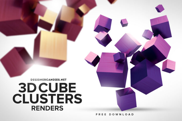 Free 3D Cube Clusters
