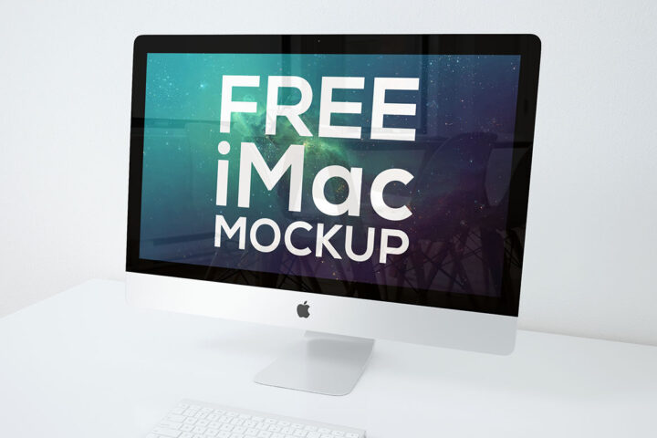 iMac On Desk – Free Mockup