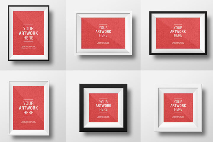 6 Free Frame Mock-ups