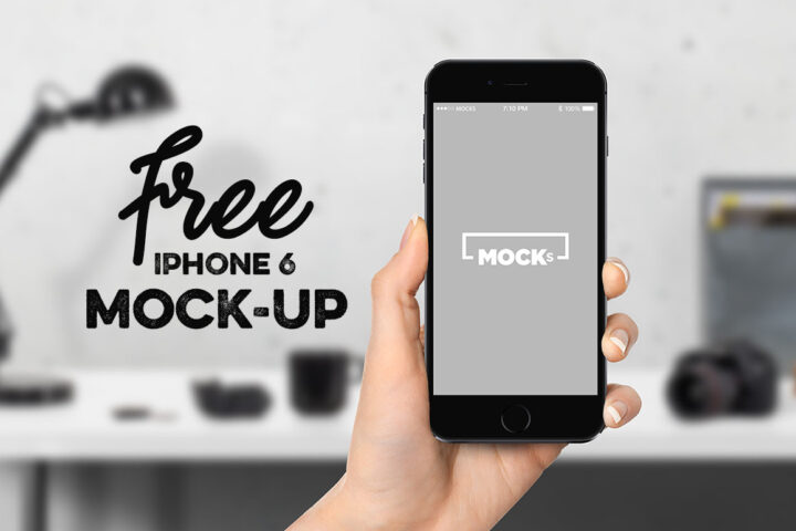 iPhone 6 Desktop – Free Mockup
