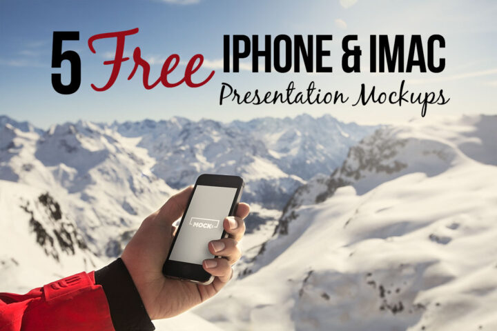 5 Free iPhone & MacBook Mock-ups