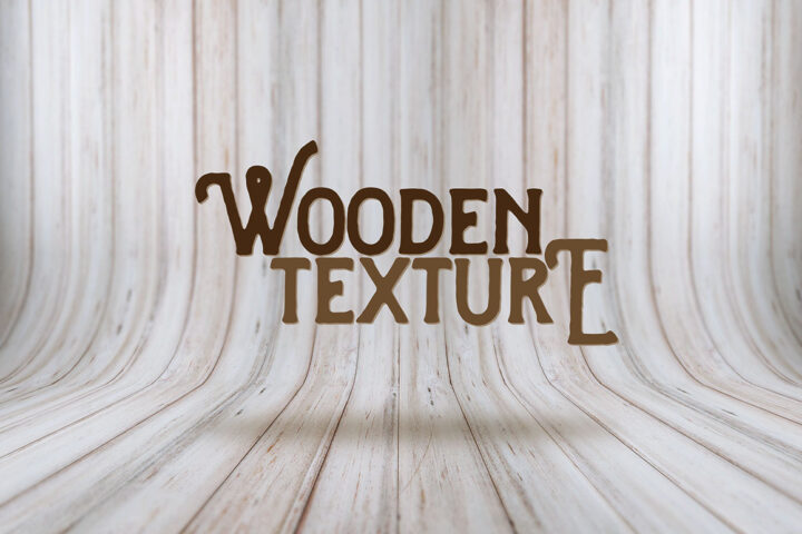 Vintage Blurred & Curved Wood Texture
