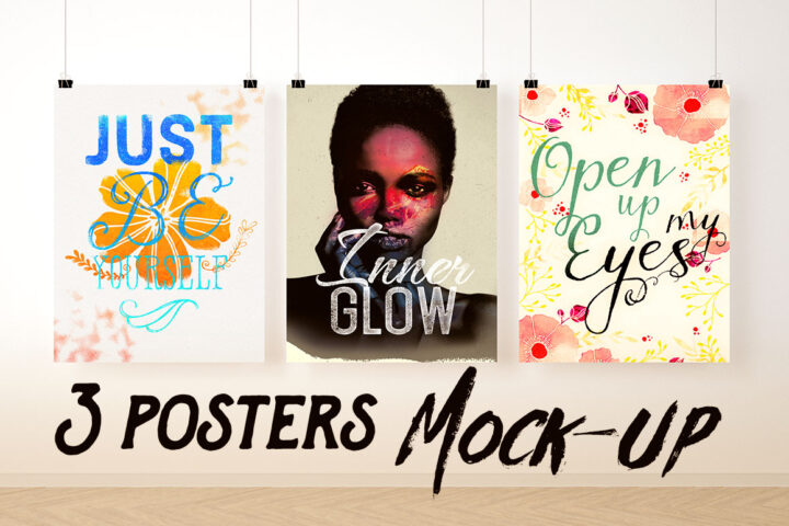 Free Posters Presentation Mock-up